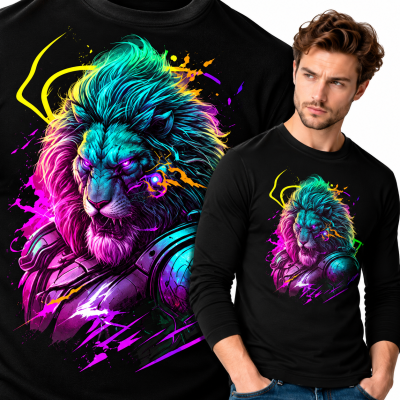 LONGSLEEVE ZWIERZĘTA    BAD LION 2